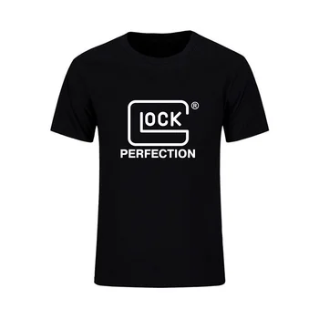 Nuostabi Tees Vyrų Marškinėliai Atsitiktinis Negabaritinių Esminius Ginklais-Glock Tobulumo Ginklą T-shirt Vyrams marškinėliai Grafinis Streetwear S-3XL
