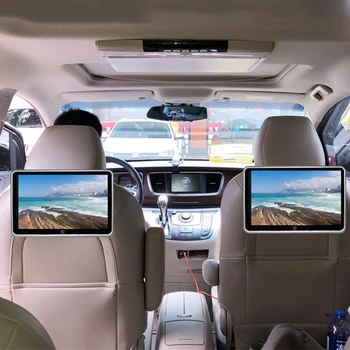 Universalus 10.1 colių 1080P HD LCD jutiklinis ekranas automobilį pagalvėlės ekranas automobilio multimedijos garso vaizdo grotuvas MP4 MP5 garsiakalbis 