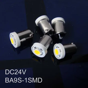 Aukštos kokybės 24V BA9S led perspėjamosios lemputės,ba9s krovininis automobilis LED indikatoriaus lemputė sunkvežimių led lemputė BA9S 24vdc nemokamas pristatymas 50pcs/daug