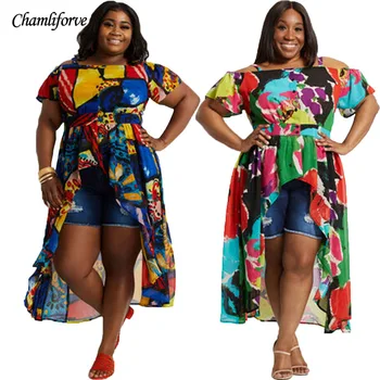 XL-5XL Plius Dydis Afrikos Suknelė Moterims 2021 M. Vasaros Mados Dashiki Spausdinti Raukiniai Vestido Naujas Chalatas, Elegantiškas Afrikos Šalis Suknelė