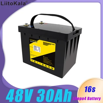 LiitoKala 48V 30AH LifePO4 Akumuliatorių Paketas, skirtas 