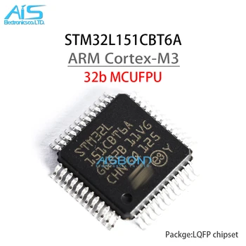 Naujas originalus STM32L151CBT6A STM32L 151CBT6A LQFP48 2-Bitų MCU ARM pagrindu Cortex M3 LUSTAS