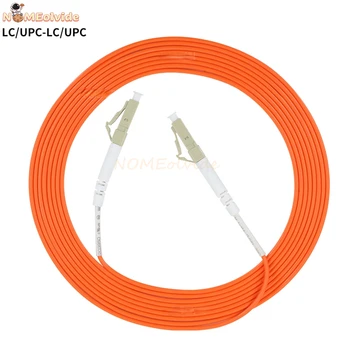 LC/UPC-LC/UPC Fiber Patch Cable LC-LC Multimode Pluošto Jumper MM Simplex OM1/OM2 1m 2m 3m 5m 10m Nemokamas Pristatymas