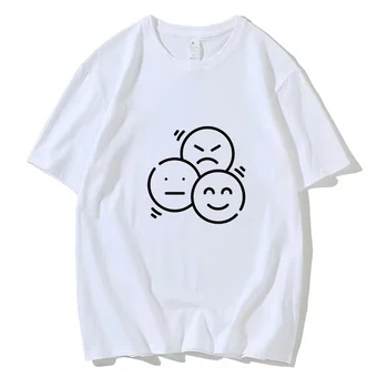 Vasaros T-shirt Moterims, Paprastas Veido Spausdinti Ponios Moterų Grafinis Drabužius Atsitiktinis Tshirts Baltos spalvos Marškinėlius Viršūnes Tees T-Shirt