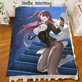 Anime Vilnos Antklodė Merginos Frontline WA2000 antklodė kilimas minkštas Patalynės Reikmenys 200x150cm