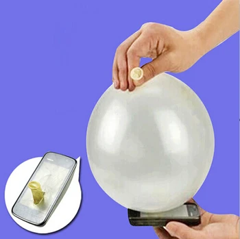 100VNT Telefoną į balionas per storas geros kokybės close-up magic magic žaislas balionas per mobilųjį telefoną YH121