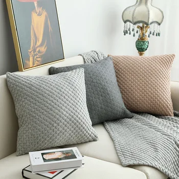 Super minkštas Imitacija medvilnės kietas pagalvėlė padengti namų lovos pagalvę padengti sofa-dekoratyvinės 3D ratas diamond užvalkalas viešbutis biuras