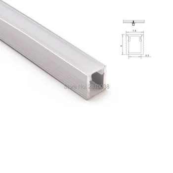 100X 1M Rinkiniai/Daug Super slim led aliuminio profilio ir U tipo aliuminis led profilis tvirtinamas prie sienos arba ant žemės žibintai