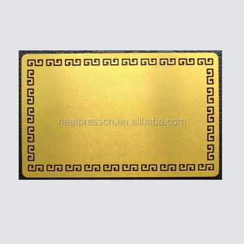 sublimacijos tuščią - aliuminio metalo vizitinę kortelę