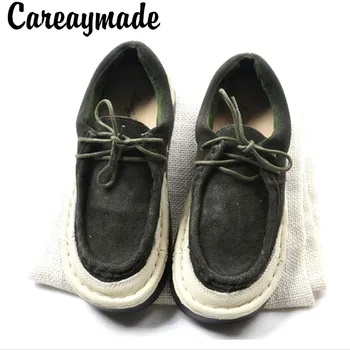 Careaymade-2020 m. natūralios odos batus,Grynas rankų darbo pantshoes,retro meno mori mergina batai,Japonijos flatform batai ,3 spalvos
