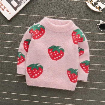 2020 Merginos megztinis sprring rudenį vaikų mados minkšti viršūnes kūdikių mergaičių vaikams laisvalaikio medvilnės drabužius, vaikiška apranga, drabužiai