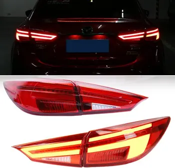 LED galiniai Žibintai Asamblėjos Mazda 3 Axela 2014-2018 M., Sedanas Atvirkštinio Veikia Stabdžių Žibintas Galinis Asamblėjos Eilės Ruožtu Signa
