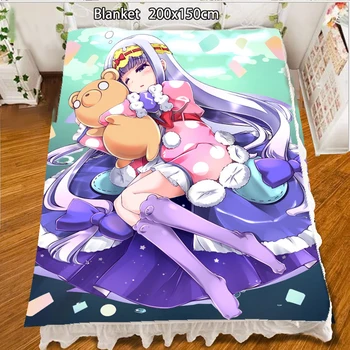 Anime Vilnos Antklodė Mieguistas Princesė Demonas Pilis Kaymin Aurora Suya Rhys antklodė kilimas minkštas patalynės reikmenys 200x150cm
