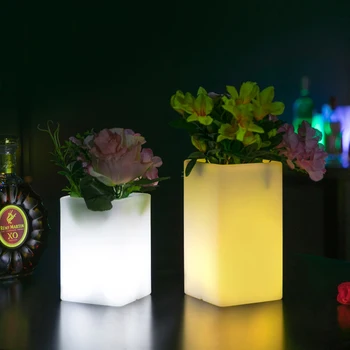 led vaza lempos miegamojo, naktiniai staleliai, lempa įkrovimo stalo lempa restoranas stalo lempa modeliavimas džiovintų gėlių kūrybos gėlių decorat