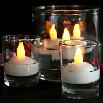 12Pcs Žvakė, Lempa Pločio Daugkartinio naudojimo Ryškus LED Žvakė, Lempa, Ornamentas Helovinas Šalis Prop