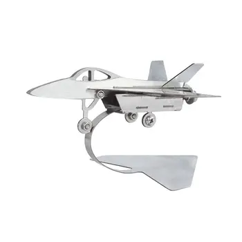 Kovotojas Atakos Lėktuvas Ekrano Modelis - Metalo Mini Karinio Orlaivio su Stovu Nuimamas Metalo Orlaivių Kovotojas Modelio Papuošalus