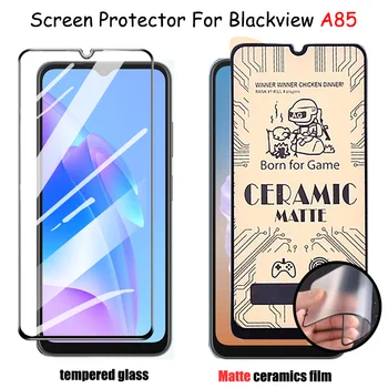 Keraminiai, ekrano apsaugos Blackview A85 grūdinto stiklo /minkštas stiklo BlackviewA85 stiklo filmas Blackview-A85 pelicula de vidro Blackview 85