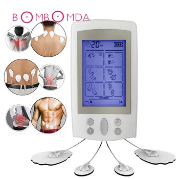 16 Režimai Body Massager Vibrator Skaitmeninis Massager Elektroninius Stimuliatorius Akupunktūra Fizinės Terapijos Smart EMS Elektroninių Produktų