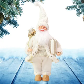 Kalėdų Santa Claus Figūrėlės Apdailos Stovi Santa Sąlyga Lėlės, Pliušiniai Šalis Dekoro Favorourite Dovanų Stalo Ornamentas