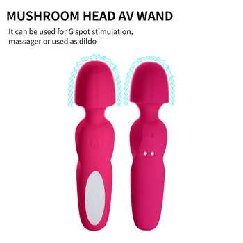 10 Greičiu Galingas Magic Wand Vibratoriai Klitorio Stimuliatorius AV Stick G Spot Massager Moterų Masturbator Sekso Žaislai Moteris