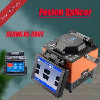 FTTX Sintezės Splicer JILONG KL-300T Sintezės Sujungimas Mašina su Pluošto Cleaver su Cleaver Core Aliginment DHL Nemokamas Pristatymas