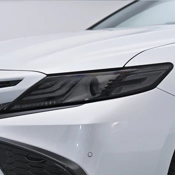 Automobilių žibintų apsauginės plėvelės Dūmo juodos spalvos tonas suvynioti vinilo skaidrus TPUsticker Toyota CamryXV70 2018 2019 2020 2021 2022