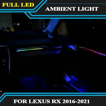 Led Aktyvus aplinkos lempa, Lexus RX RX300 2016-2021 ES 2018-2022 3D Flash Švyti inter automobilių, aplinkos šviesos papuošti apšvietimo Žvaigždėtą