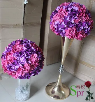 SPR naujos 10vnt/daug raudonos vestuvių stalo dirbtinių gėlių kamuolys puošmena flore organizuoti renginius fone arch gėlės, dekoravimas