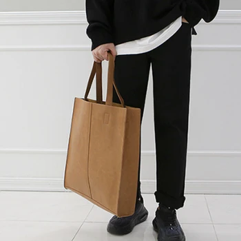 Tidog korėjos jaunų aikštėje vertikaliai nešiojamas krepšys Tote bag