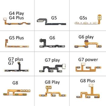 50 Vnt. Maitinimo Išjungimo Mygtukas Garsumo Pusėje Klavišą Flex Kabelis Moto G4 G5 G5S G6 Žaisti G7 Plius G8 Galia Lite