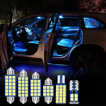 4pcs 12V Automobilio LED Lempučių Rinkinys, Skirtas 