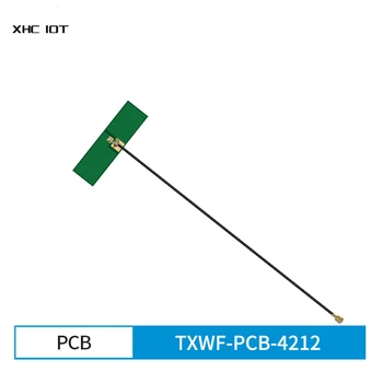 10vnt/Daug PCB Pastatytas Anteną 2.4 GHz 5.8 GHz 2dBi IPEX Sąsaja TXWF-PCB-4212 Įvairiakryptė mažo Dydžio Antenos, Lipnios