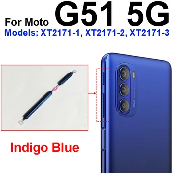 Pusė Galios Garsumo Mygtuką, Motorola MOTO G51 On OFF Galios Apimtis Pusėje Mygtukai Pereiti Klavišus atsarginės Dalys
