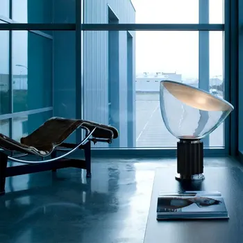 Šiaurės Stiklo Radaro Šešėlyje LED Stalo Lempa Apdailos Palydovinės Lempa, Miegamojo, Svetainės Prabangūs Naktiniai Apšvietimo Stalo Lempa Lanksti