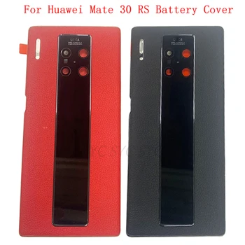 Originalus Baterijos Dangtelis Galinių Durelių Atveju Būsto Huawei Mate 30 RS Galinį Dangtelį su vaizdo Kameros Kadrų Objektyvas Logotipą, atsarginės Dalys