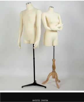 Mados Manekenas Vyrų ir Moterų Bendable Kūno Rack Montavimo Manekeno Modelis