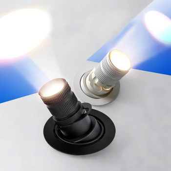 Thrisdar Priartinimas LED Prožektoriai, Reguliuojamas Dėmesio Embedded Downlight Šviesa Viešbučio Koridoriuje Muziejus
