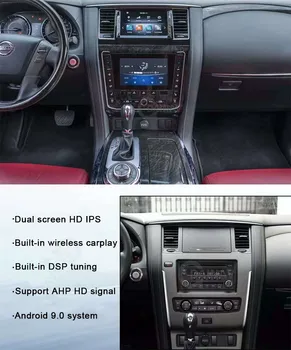 Automobilių Radijo DVD Grotuvas GPS Navigacija Nissan patrol Y62 2012 2013 2014 2015 2019 2 Din Car Stereo Modifikuoti 2020 naujas radijas