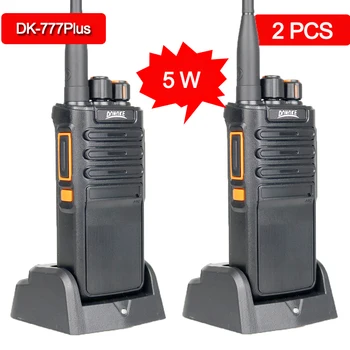 DK 777PL Tiesa, 5W walkie talkie 2 vnt powerfulRadio communicator 