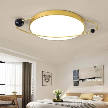 Modernaus stiliaus žiedas led miegamojo lubų lempa kambarį apšvietimo šviestuvo studijos apšvietimas, modernios lubų šviesos tiesioginio pardavimo
