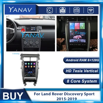 Android 10.0 Tesla Automobilių GPS Navigacija Land Rover Discovery Sporto 2015-2019 Auto Radijas Stereo Galvos Vienetas Multimedia Player