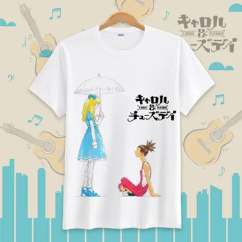 Naujas CAROLE & ANTRADIENIS Cosplay T-shirt Anime Marškinėliai trumpomis Rankovėmis Viršūnes Tee