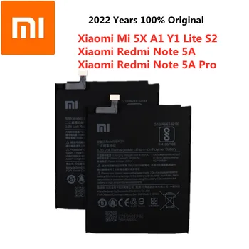 2022 Metų 3000mAh BN31 100% Originalus Akumuliatorius Xiaomi Redmi Pastaba 5A / Pastaba 5A pro Mi 5X A1 Y1 Lite Redmi S2 Telefoną, Baterijos