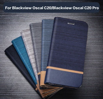 PU Odos Piniginės Atveju Blackview Oscal C20 Verslo Telefoną Atveju Blackview Oscal C20 Pro Atveju Minkštas Silikoninis Galinio Dangtelio