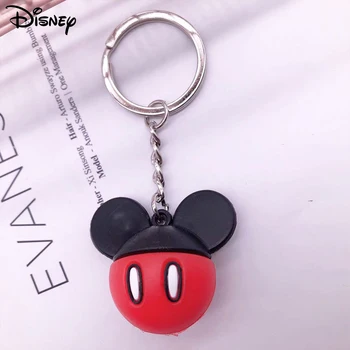 Disney Mielas Kūrybos Mickey Galvos Pakabukas Atmintį Automobilių Keychains Moterų, Mergaičių, Žavesio Krepšiai Key Chain Priedai Mėgėjams Paketų Prižiūrėtojų Raktinę