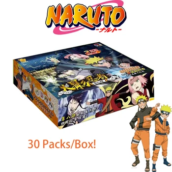 30Packs/box Naruto Animacijos Kolekcija Kortelės Animacinių filmų Personažus, Flash Kortelės Anime Periferinių Kalėdų Gimtadienio Dovanos Vaikams Žaislų