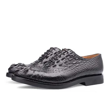 piliyuan naujų tiesa, krokodilo Odos batus vyrų verslo laisvalaikio vyrai, suknelė, batai, suvarstomi padidėjo Vyrų oficialų batai