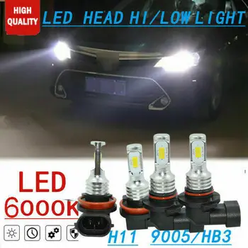 2x 35W 6000K H11 9005 LED Žibintų Lemputės Hi/Low Beam Už 2007-2017 Toyota Camry