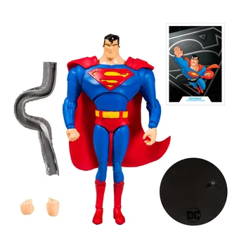 Originalus Mcfarlane Toys 7 Colių DC Multiverse Animacinis Supermenas Veiksmų Skaičius, Modelis Apdaila Kolekcijos Žaislas Gimtadienio Dovana