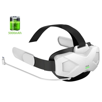 VR Headstrap Galia Banko 5000mAh Baterijos Lankelis Žaidimų Įranga